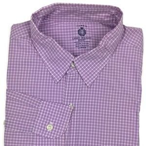 J. Crew Lightweight Shirt Large Purple Plaid Sz L
